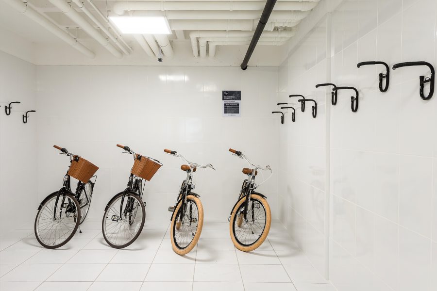 Bicicletas compartilhadas no K-Platz Residence